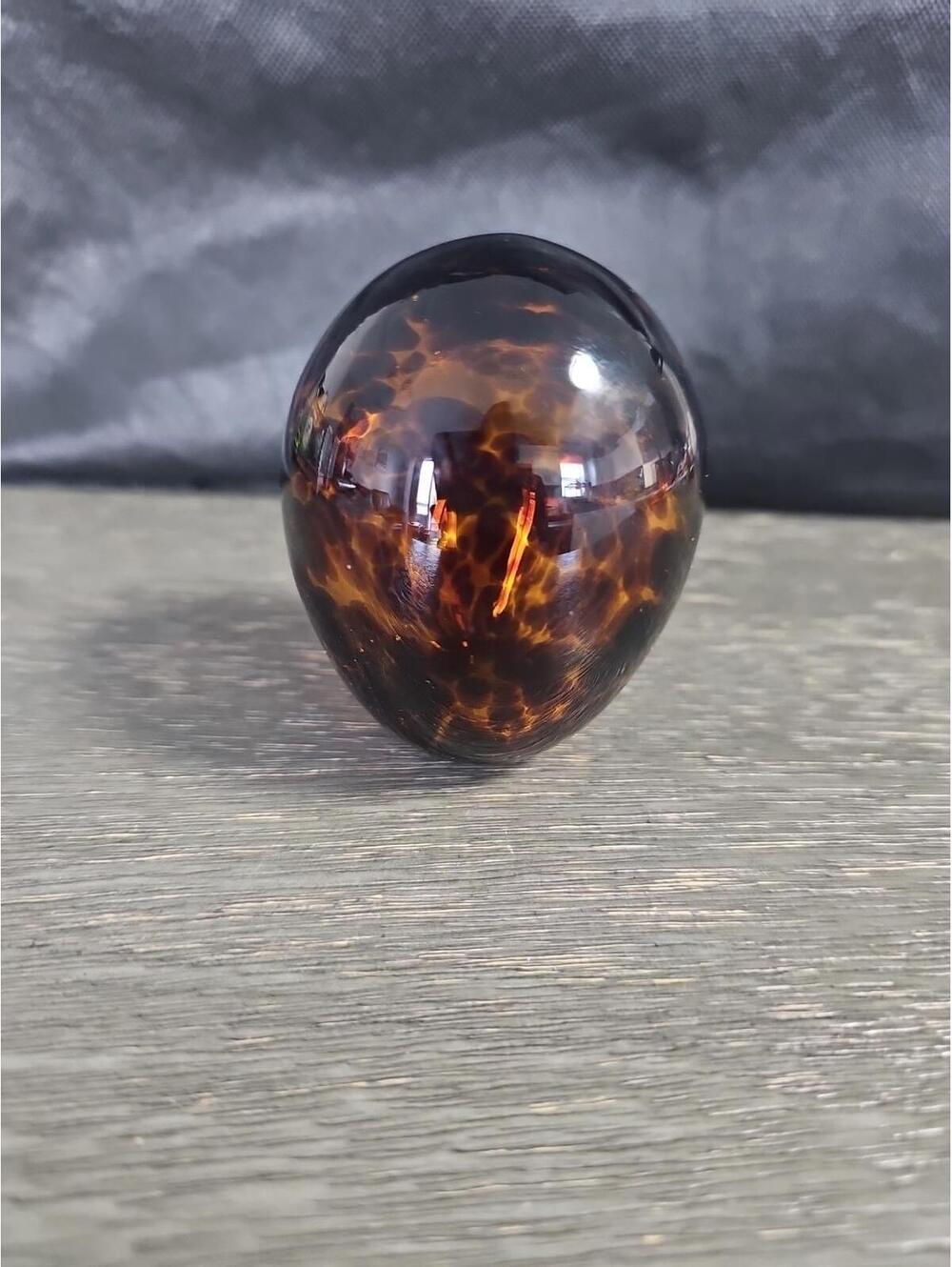 Vintage Venetian Italian glass dragon egg Murano Italy MCM Art glass?